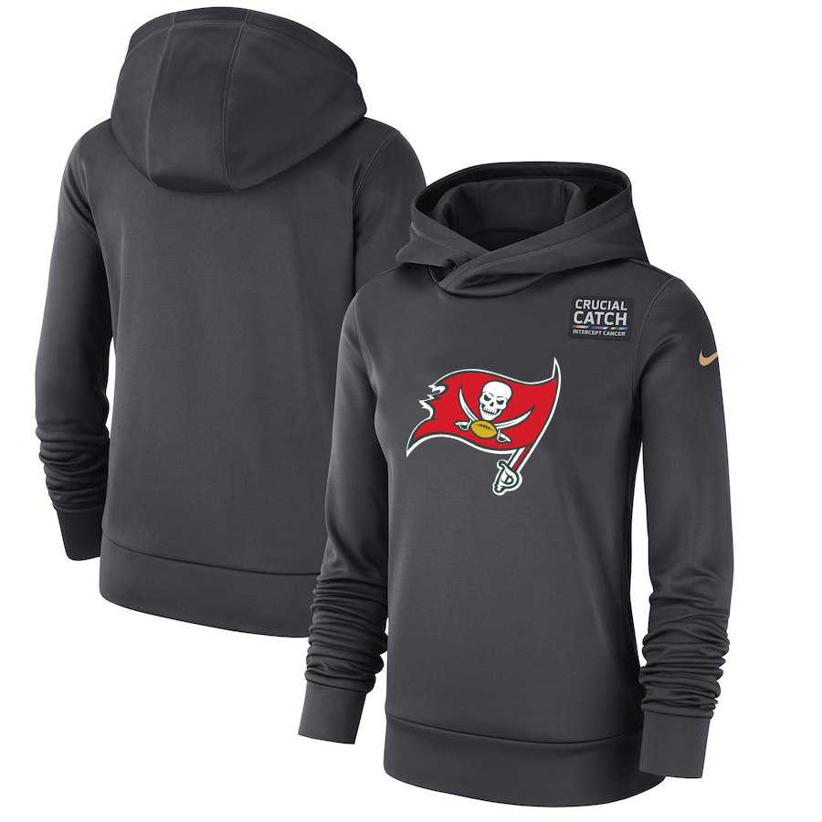 Women Tampa Bay Buccaneers Anthracite Nike Crucial Catch Performance Hoodie,We sell and wholesale Women Tampa Bay Buccaneers Anthracite Nike Crucial Catch Performance Hoodie on line form chian!